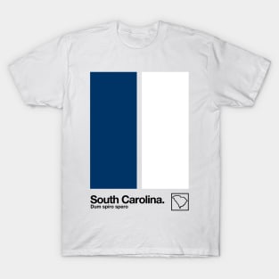 South Carolina // Original Minimalist Artwork Poster Design T-Shirt